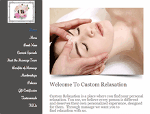 Tablet Screenshot of customrelaxation.com